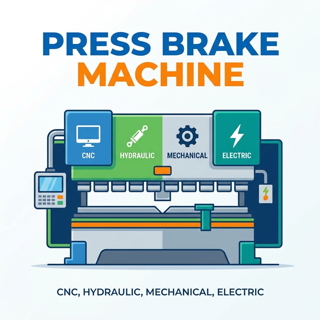 プレス ブレーキ マシンの種類: CNC、油圧、機械式、電気式